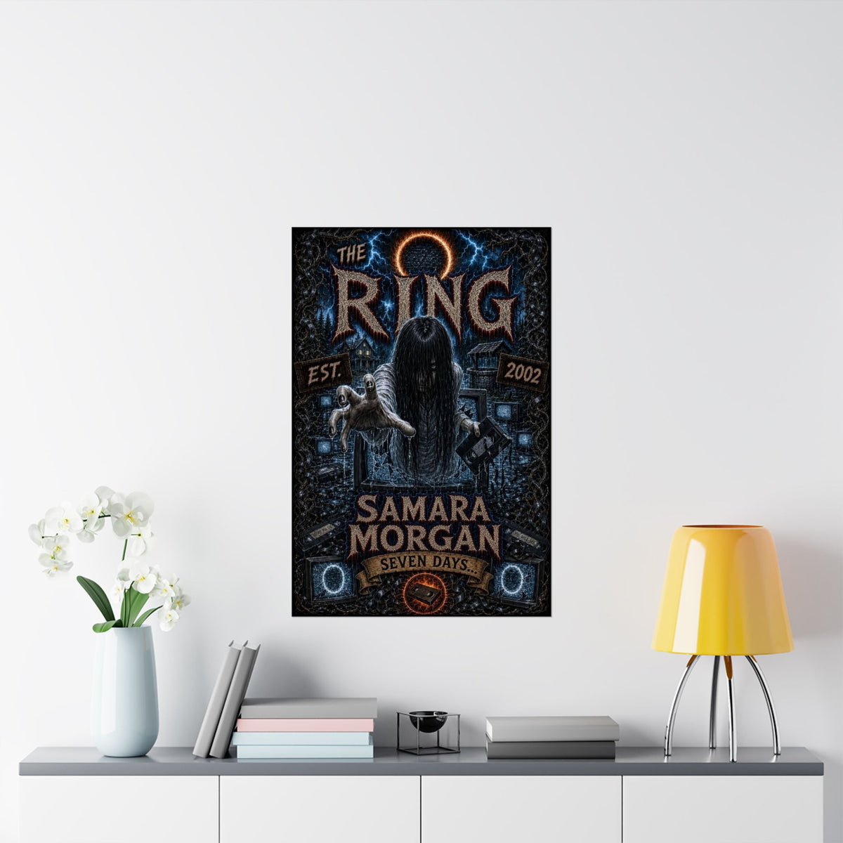 The Ring — Samara Morgan Matte Vertical Poster (Horror Movie Wall Art)