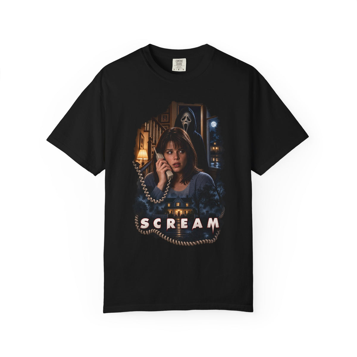 Scream Ghostface Movie Poster T-Shirt — view 5