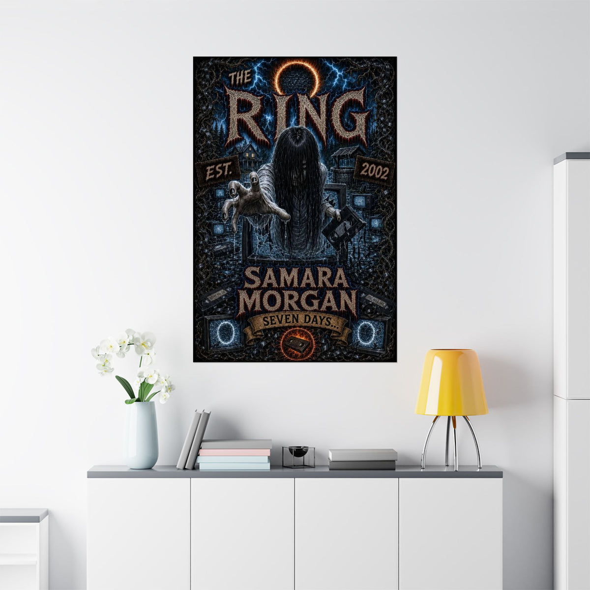 The Ring — Samara Morgan Matte Vertical Poster (Horror Movie Wall Art)