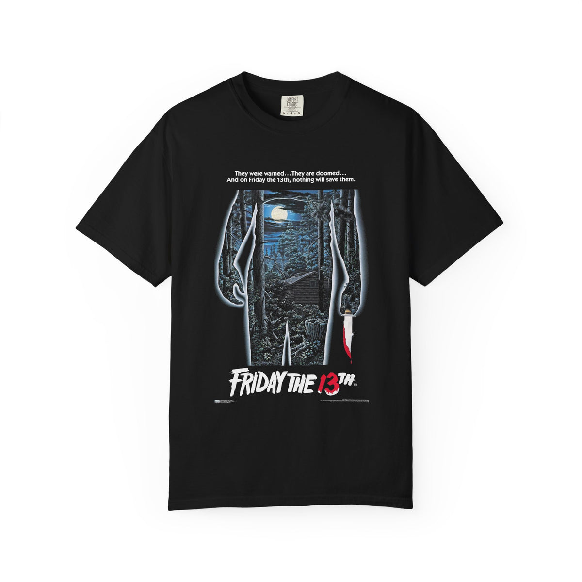 Friday the 13th Graphic Tee — Retro Horror Movie Poster T-Shirt — view 4