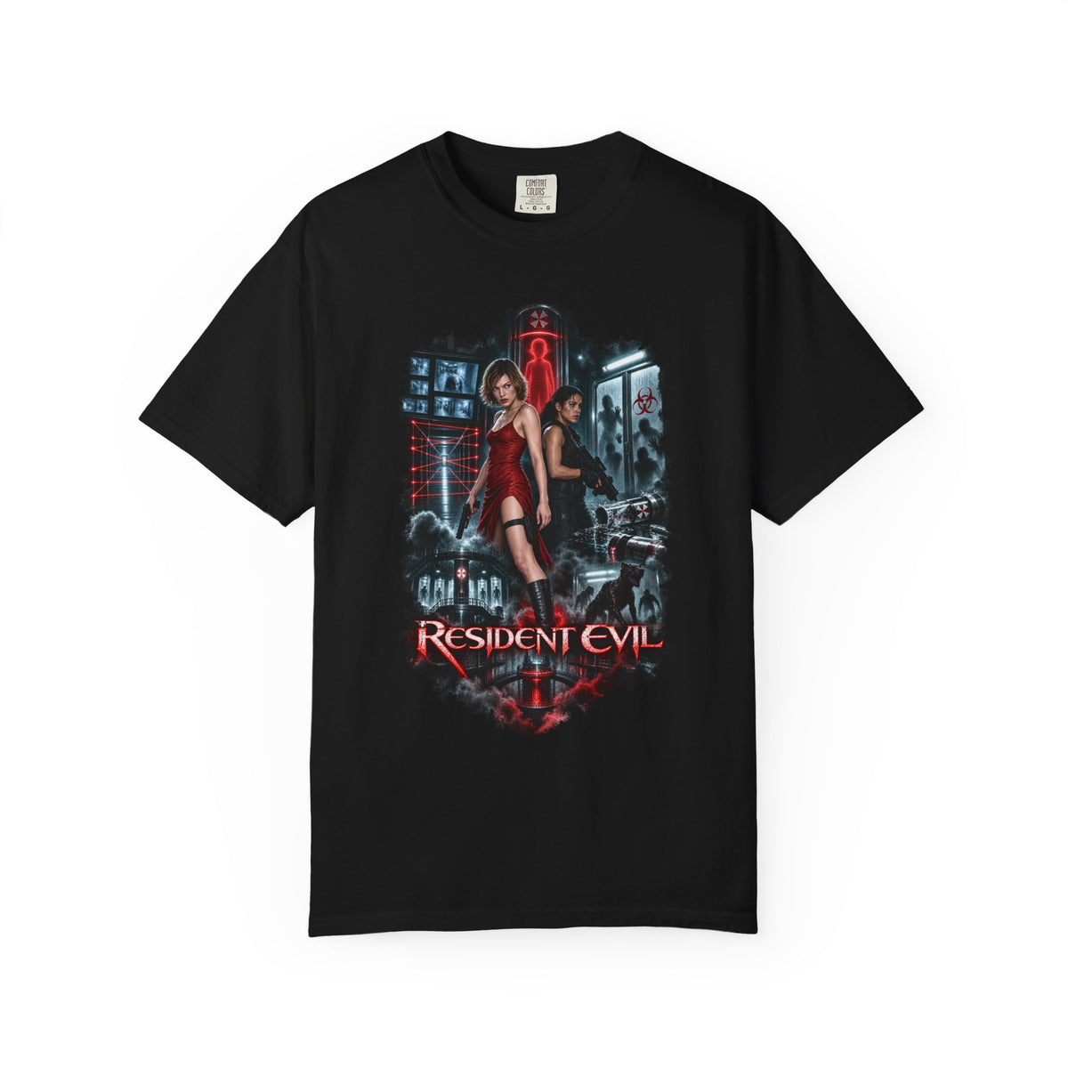 Resident Evil Retro Arcade Horror T-Shirt – Zombie Survival Game Tee — view 5
