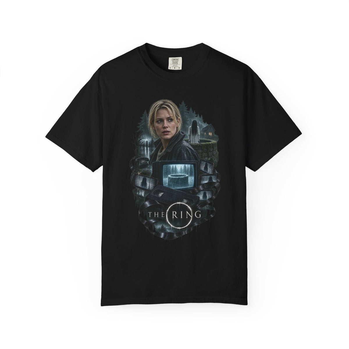 The Ring Horror Movie T-Shirt — Vintage Samara Design — view 5