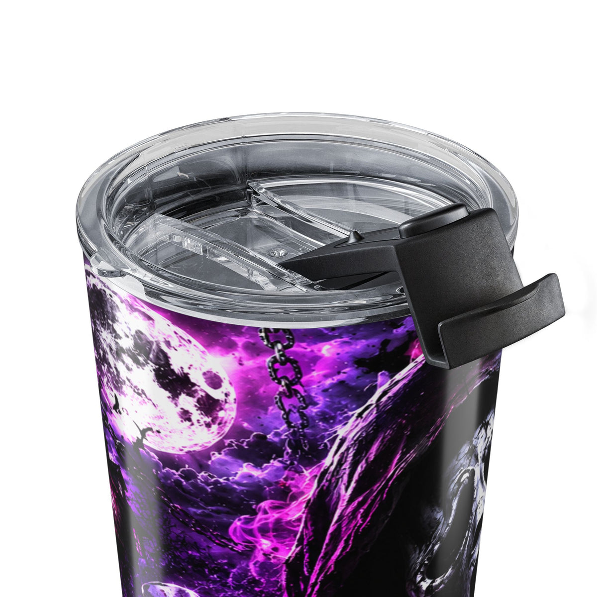 20oz Scream Ghostface — Purple Gothic Horror Travel Cup — view 6