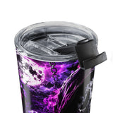20oz Scream Ghostface — Purple Gothic Horror Travel Cup
