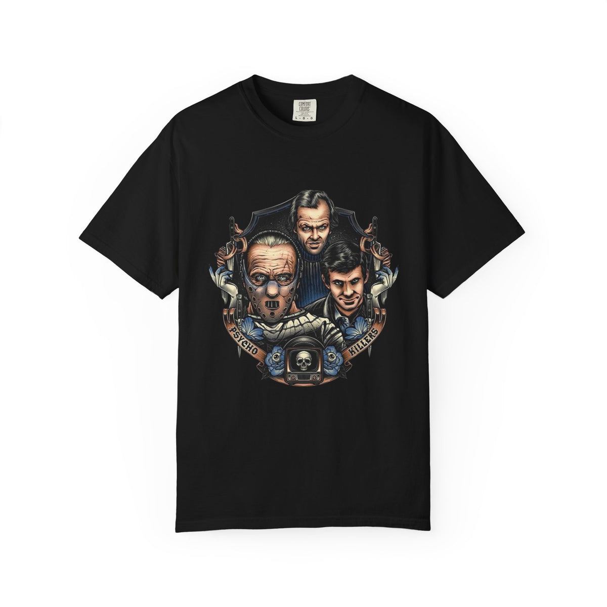 Movie Killer T-Shirt — Hannibal, Jack Movie Portrait Tee (The Cozy Killer Design)