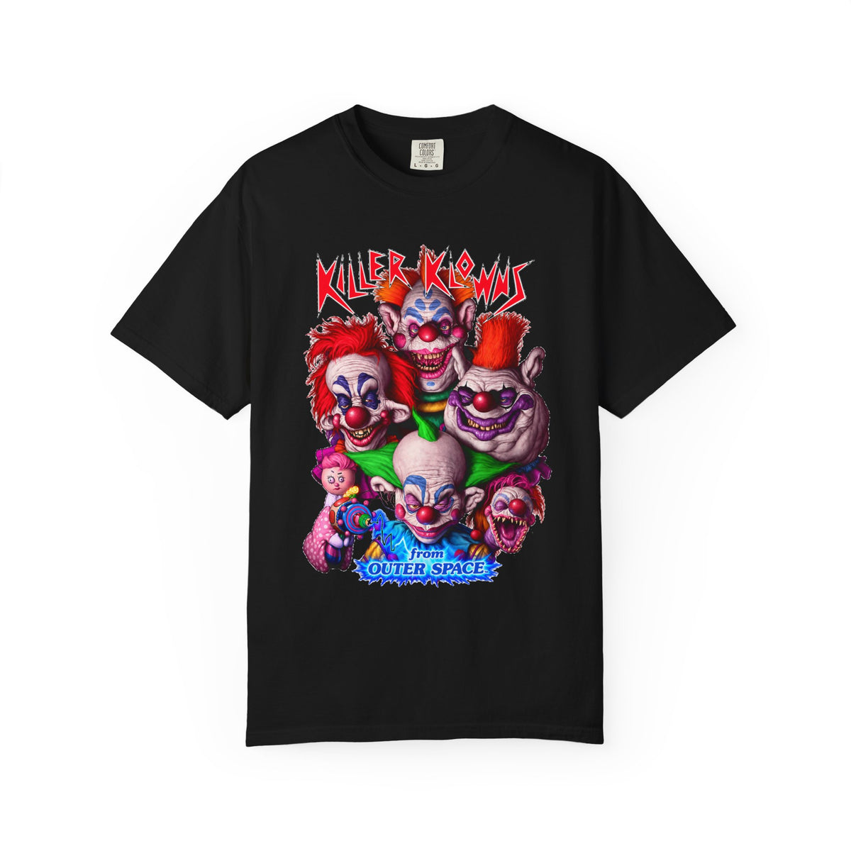 Killer Klowns From Outer Space T-Shirt — Retro Horror Clown Graphic Tee — view 5
