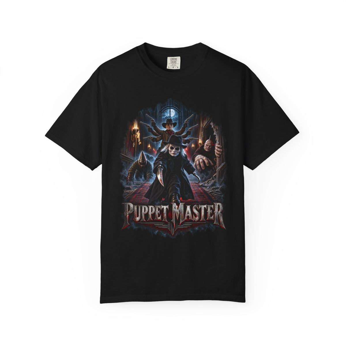 Puppet Master Horror Movie T-Shirt — Vintage Puppet Master Graphic Tee — view 5