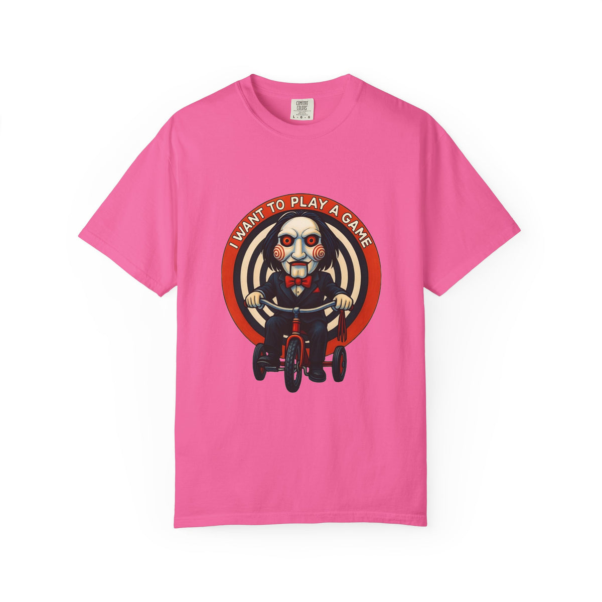 Billy the Puppet T-Shirt – "I Want to Play a Game" SAW Horror Tee — view 5