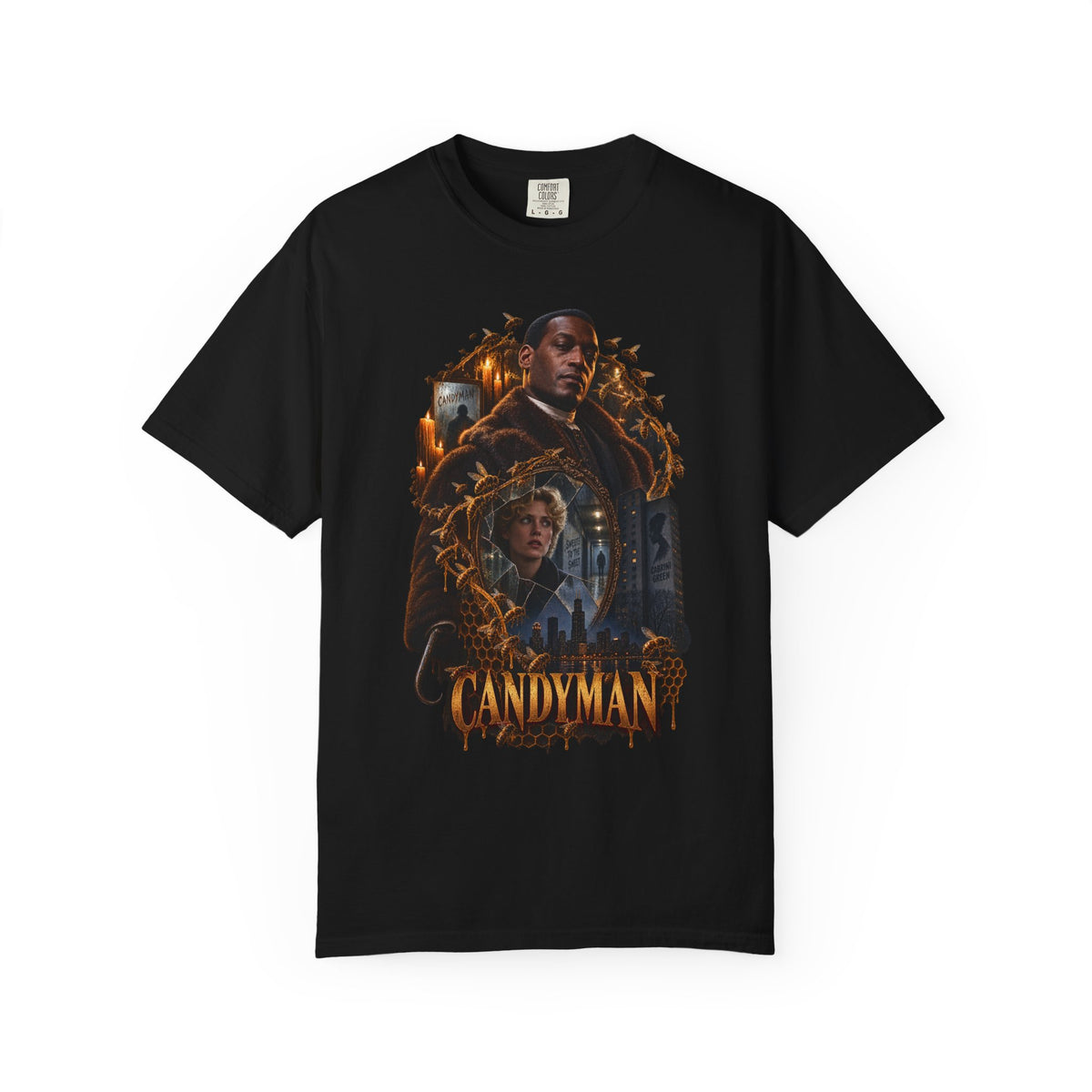 Candyman Horror Movie T-Shirt — Retro Film Poster Tee — view 5