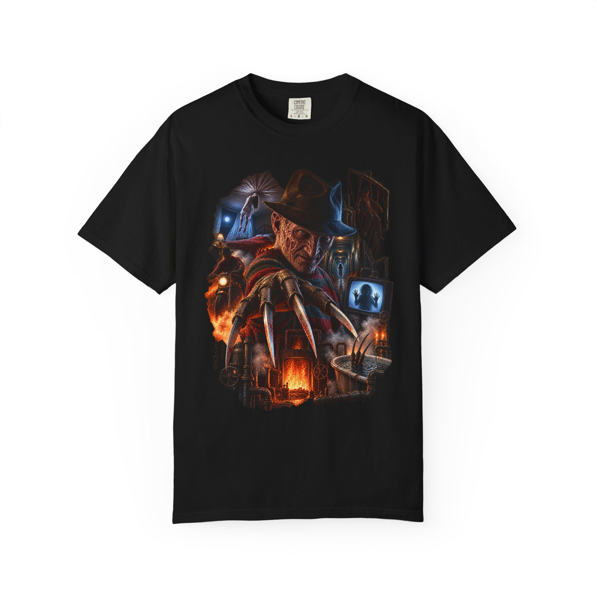 A Nightmare On Elm Street Graphic T-Shirt — Freddy Krueger Inspired Nightmare Design — view 5
