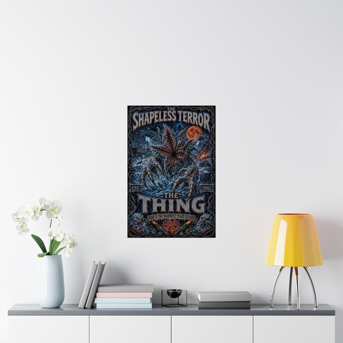 The Thing Movie Poster — Matte Vertical Horror Poster
