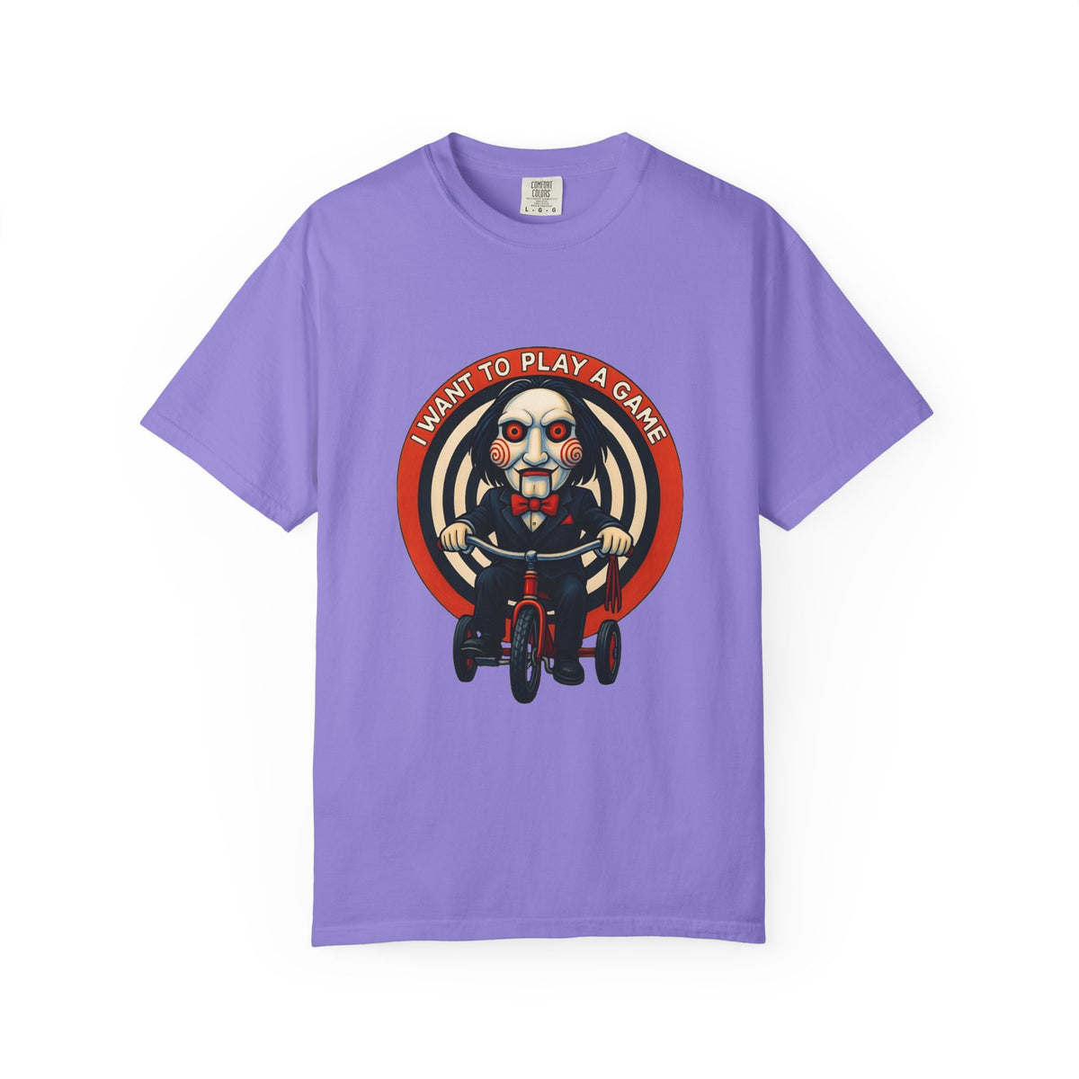 Billy the Puppet T-Shirt – "I Want to Play a Game" SAW Horror Tee — view 2
