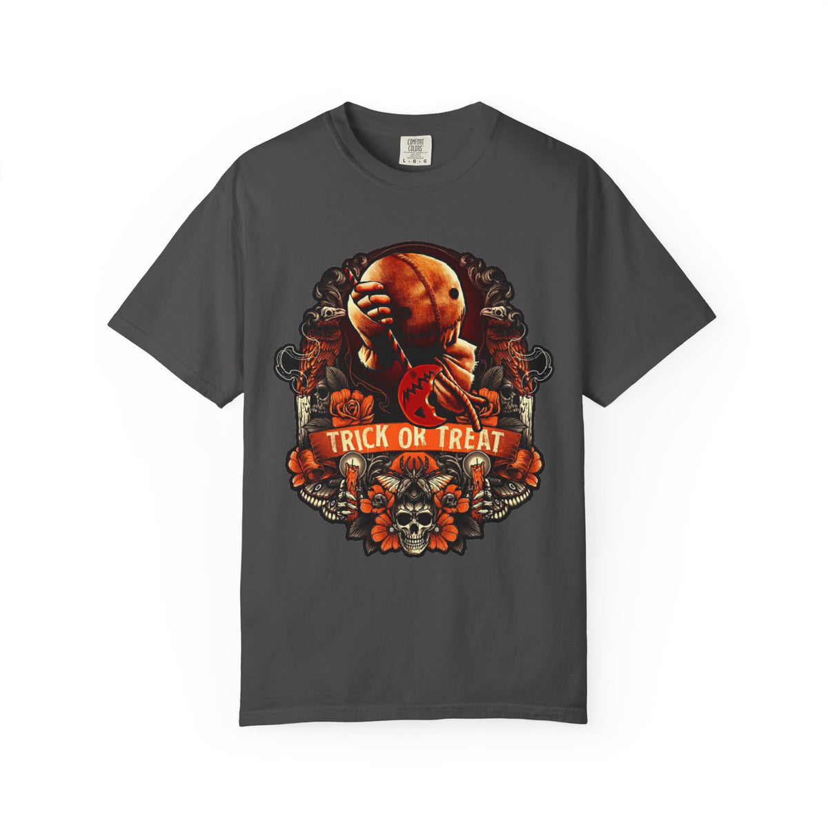 Trick R Treat Sam T-Shirt — 'Trick or Treat' Horror Graphic Tee