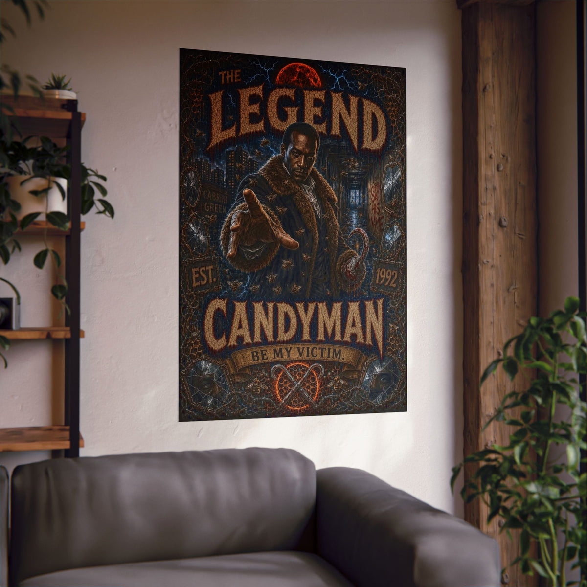 Candyman 'The Legend' Matte Poster — Tony Todd Horror Movie Wall Art