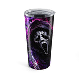 20oz Scream Ghostface — Purple Gothic Horror Travel Cup