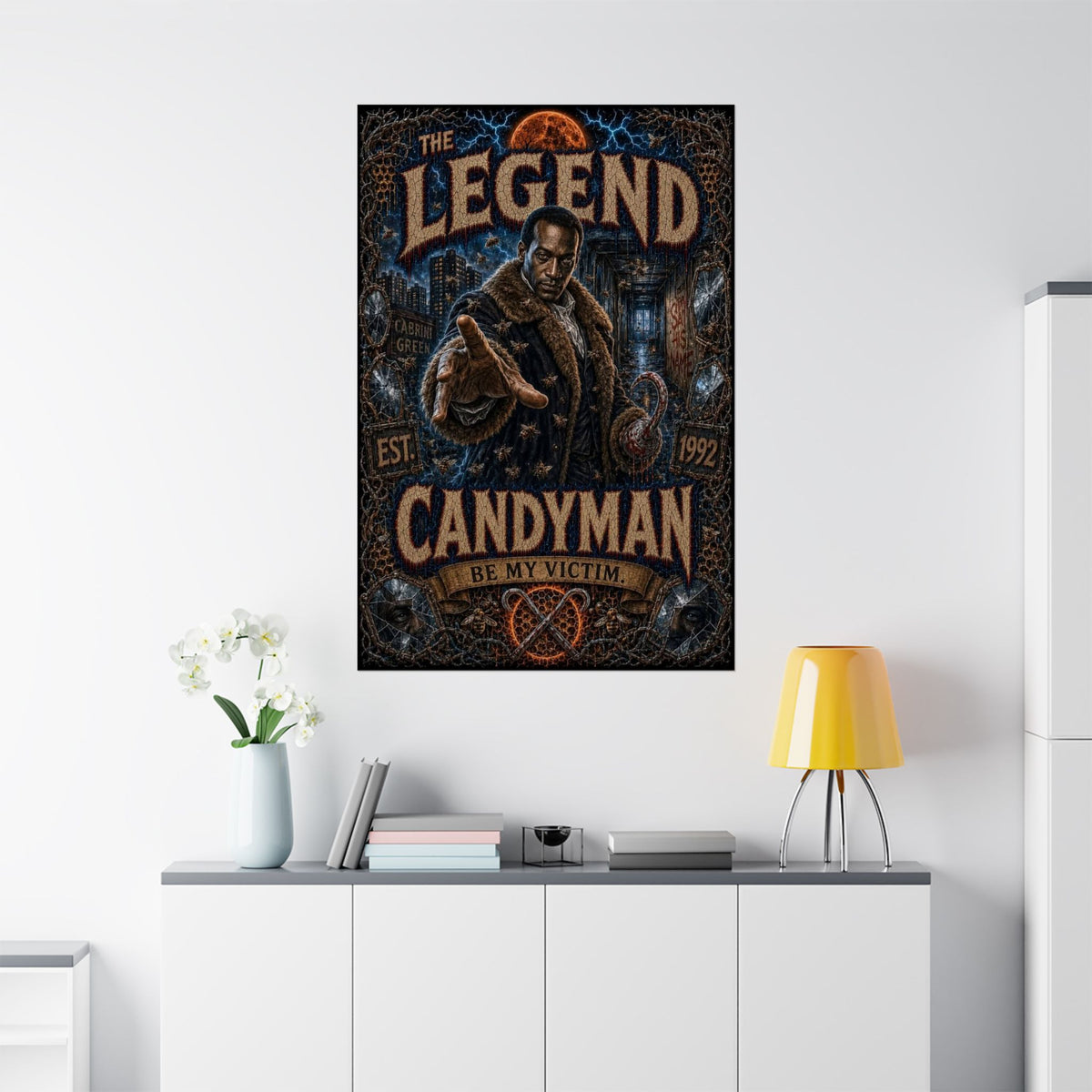 Candyman 'The Legend' Matte Poster — Tony Todd Horror Movie Wall Art