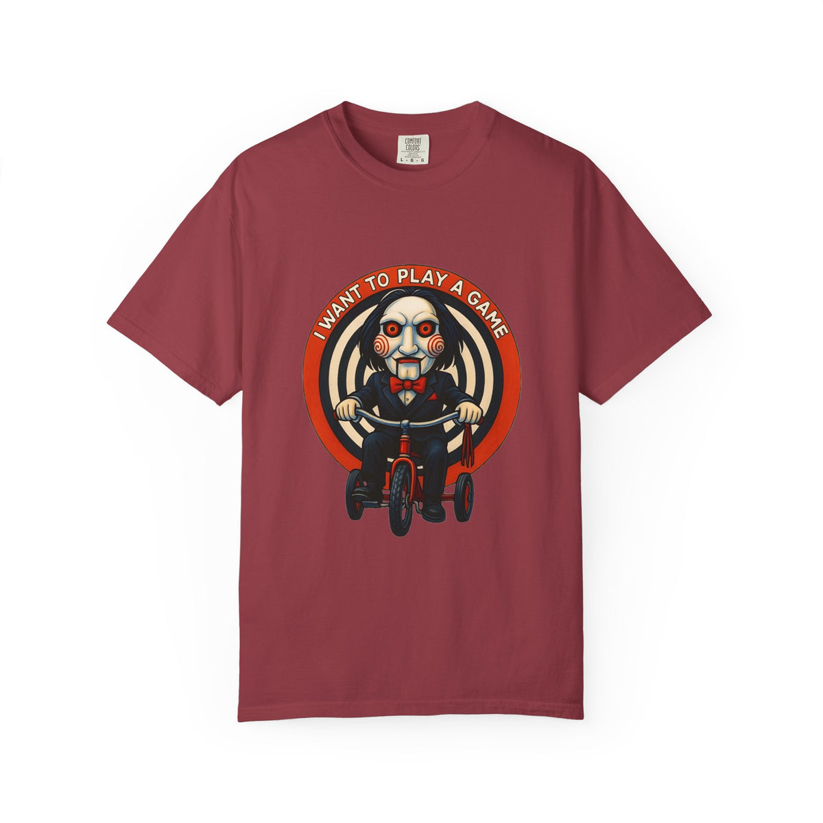Billy the Puppet T-Shirt – "I Want to Play a Game" SAW Horror Tee — view 7