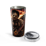 Texas Chainsaw Massacre Leatherface Newspaper 20oz Horror Tumbler