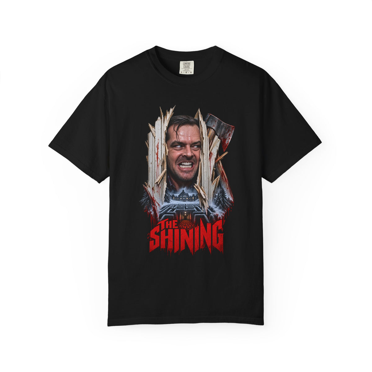 The Shining Horror Movie Face Tee — "The Shining" Inspired Graphic T-Shirt — view 5