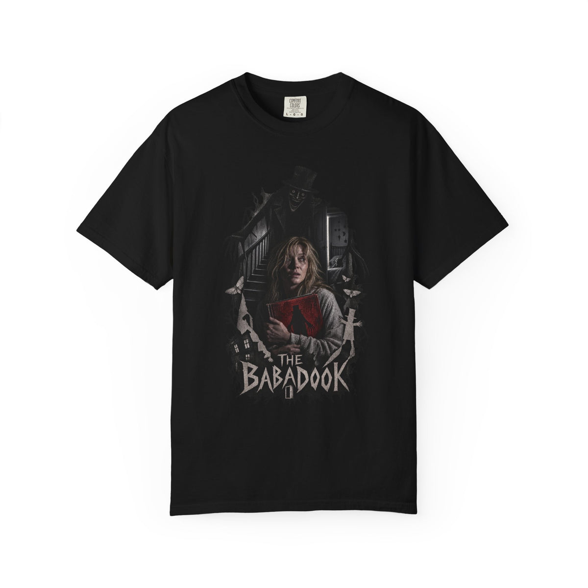 The Babadook Horror T-Shirt – Vintage Gothic Movie Graphic Tee — view 5