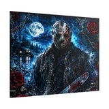 Horror Movie Poster — Jason Voorhees Lake Night Rolled Poster