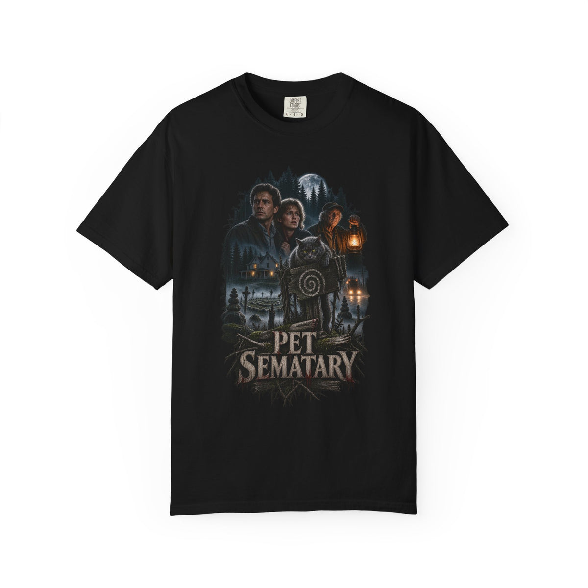 Pet Sematary T-Shirt – Vintage Movie Poster Horror Tee — view 5
