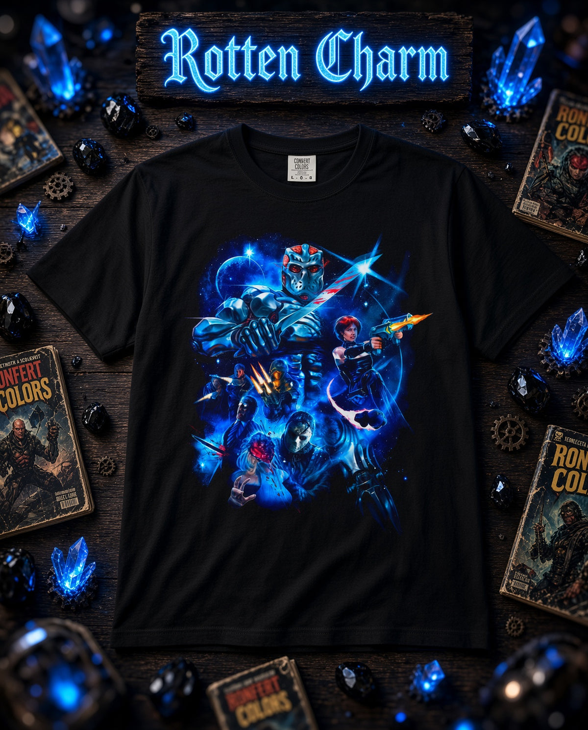 Jason X Jason Voorhees T-Shirt - Retro Horror Movie Clothing