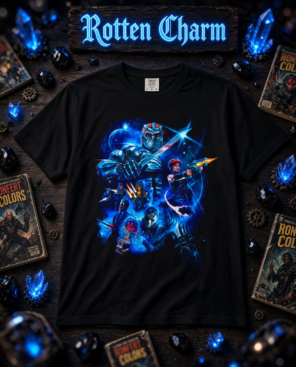 Jason X Jason Voorhees T-Shirt - Retro Horror Movie Clothing
