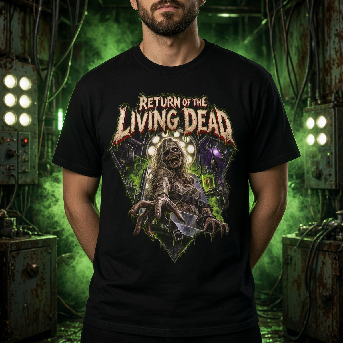 Return of the Living Dead T-Shirt — Retro Horror Zombie Tee — view 3
