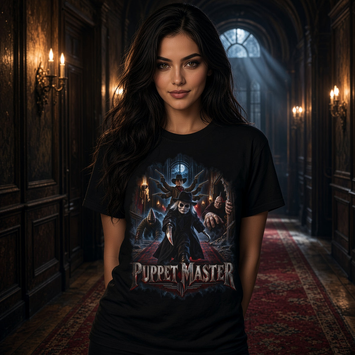 Puppet Master Horror Movie T-Shirt — Vintage Puppet Master Graphic Tee — view 2