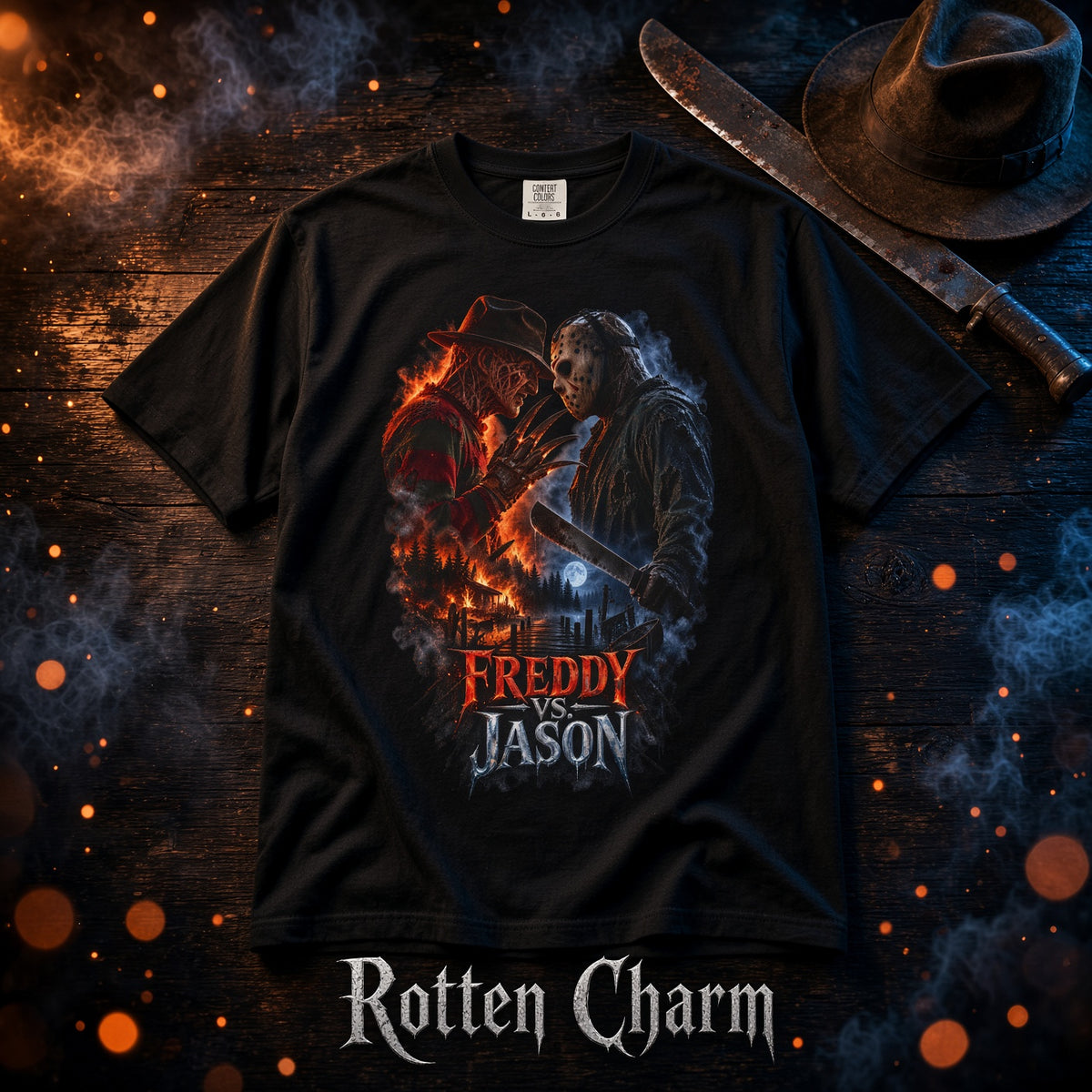 Freddy vs. Jason Faceoff Graphic Tee