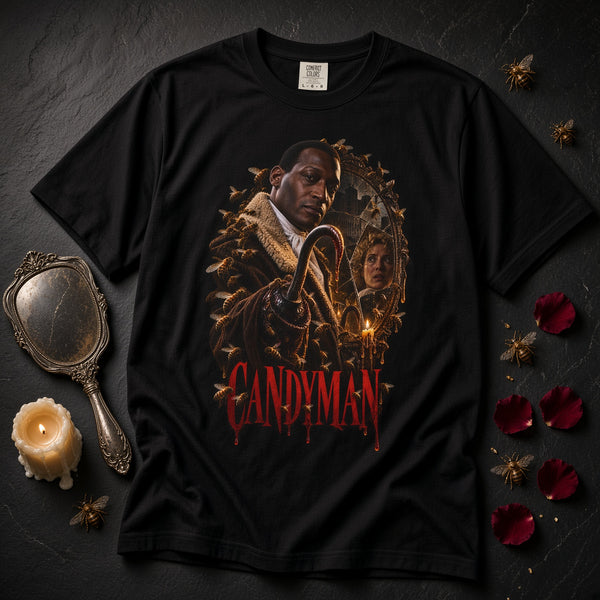Candyman Movie Graphic T-Shirt — Vintage Poster Design