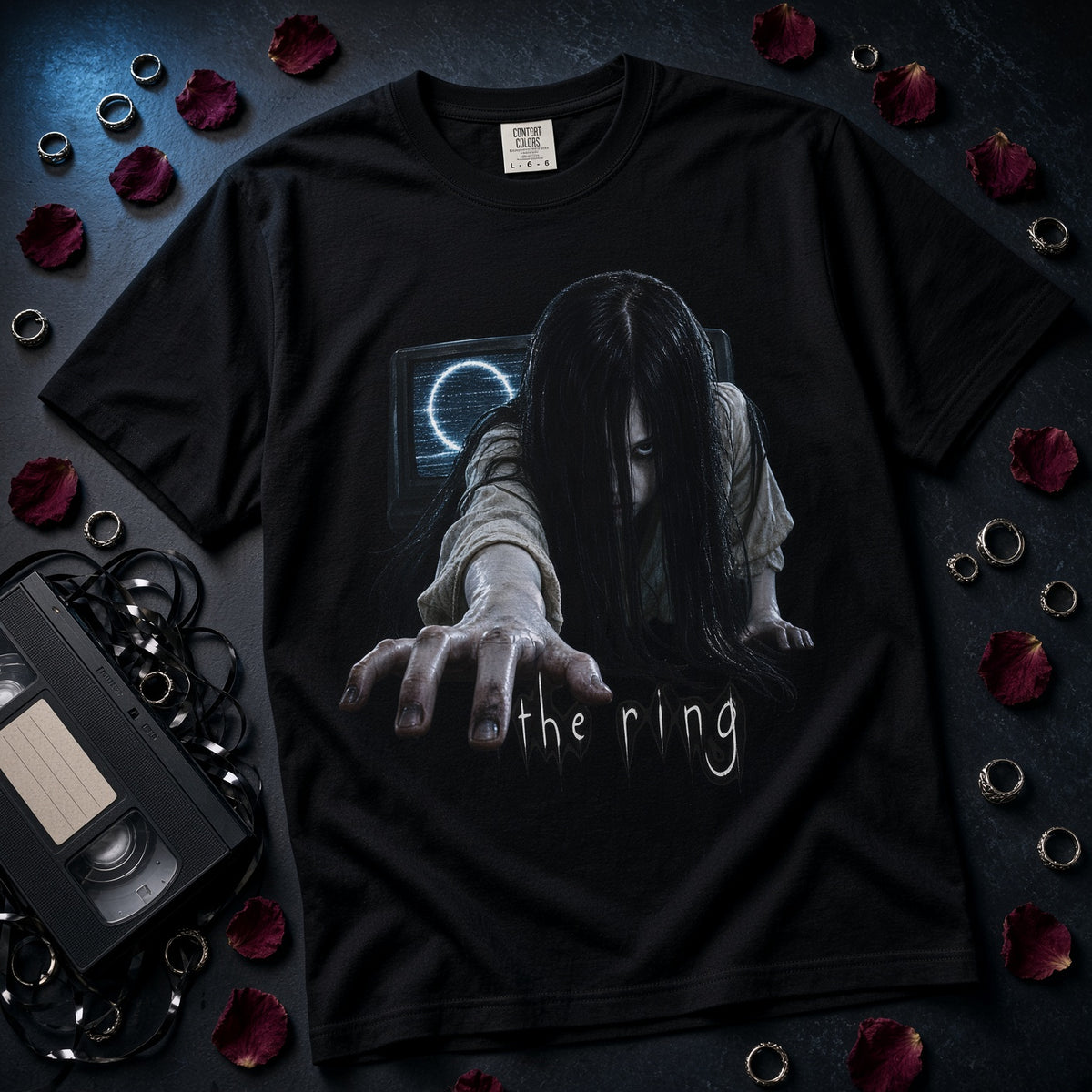 The Ring T-Shirt — Samara Horror Movie Graphic Tee