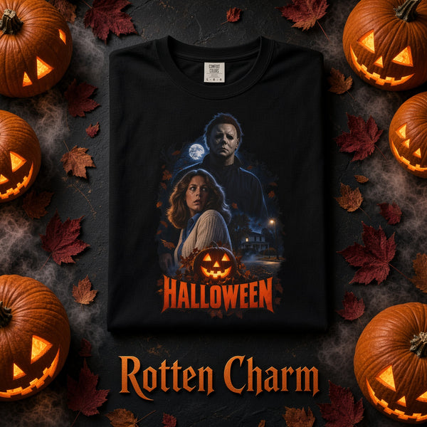 Halloween Horror Movie Poster T-Shirt