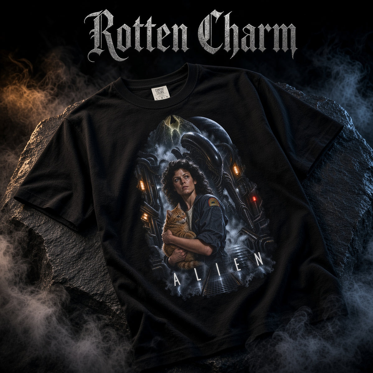 Alien Ripley Poster T-Shirt — Sci‑Fi Horror Movie Tee