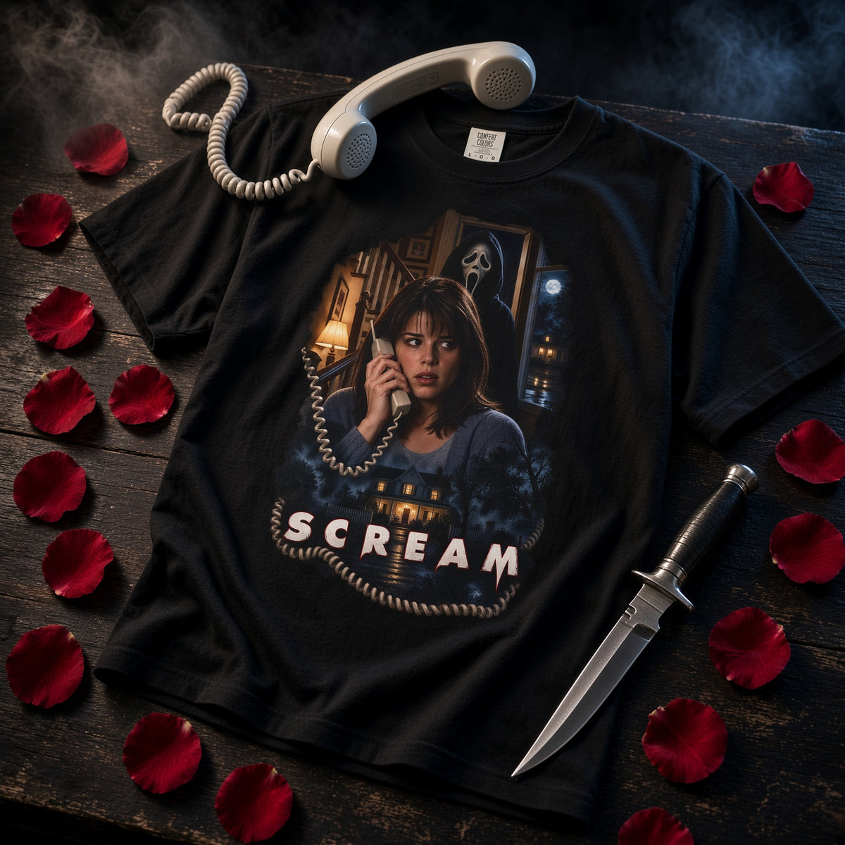 Scream Ghostface Movie Poster T-Shirt