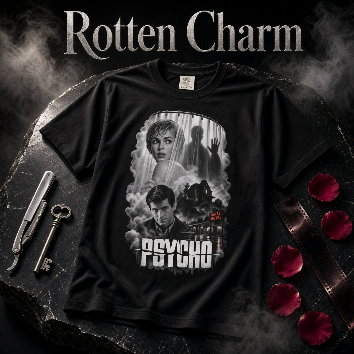 Psycho Vintage Movie Poster T-Shirt