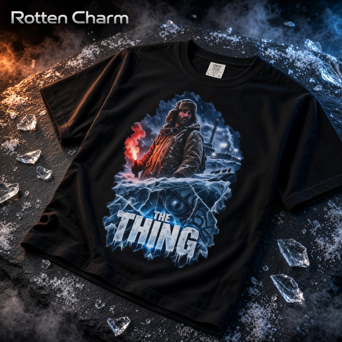The Thing Movie T-Shirt — Retro Antarctic Horror Graphic Tee