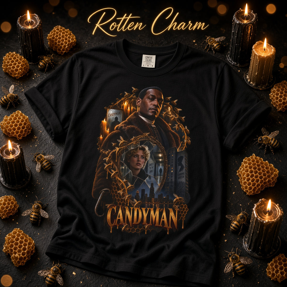 Candyman Horror Movie T-Shirt — Retro Film Poster Tee
