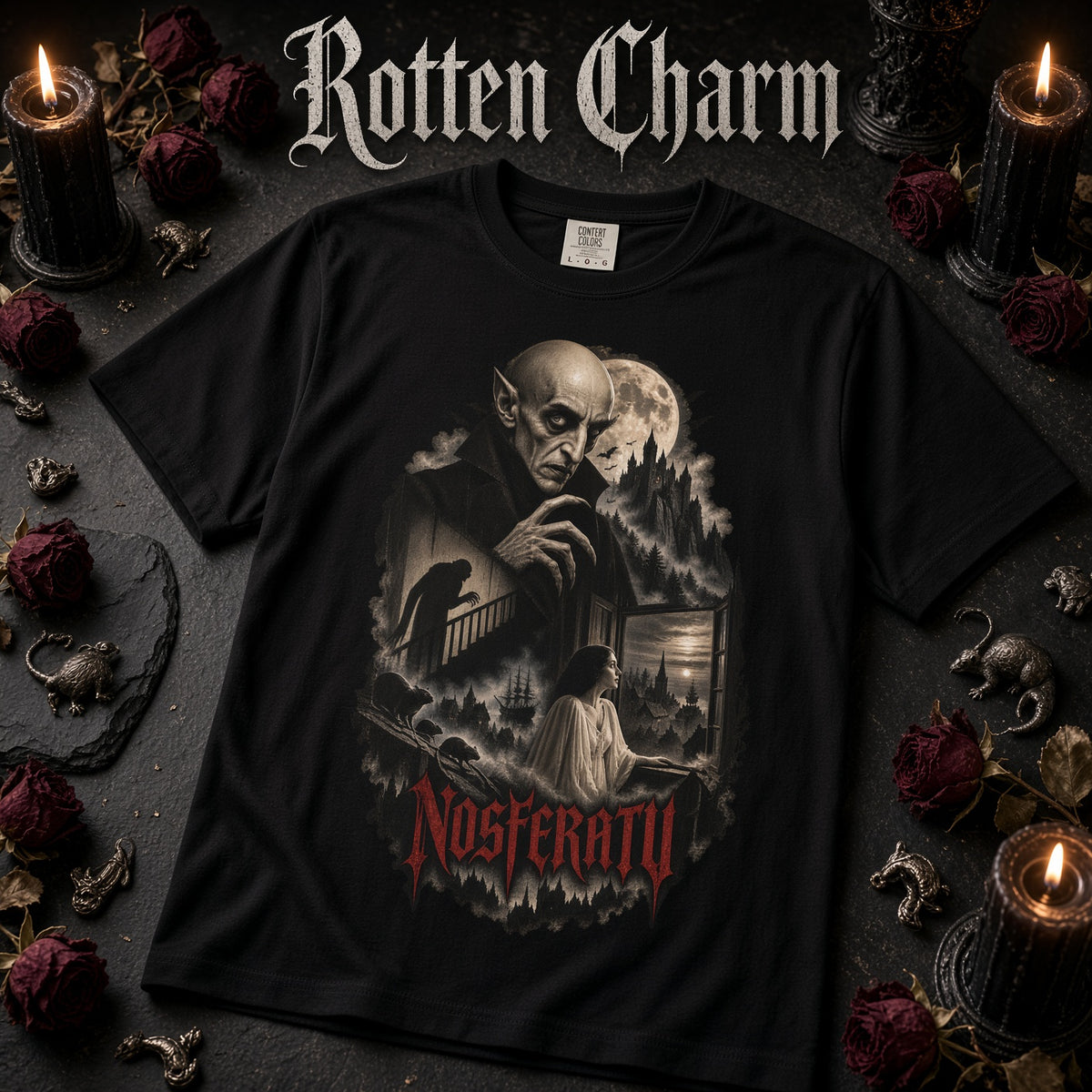 Nosferatu Vintage Vampire Horror T-Shirt