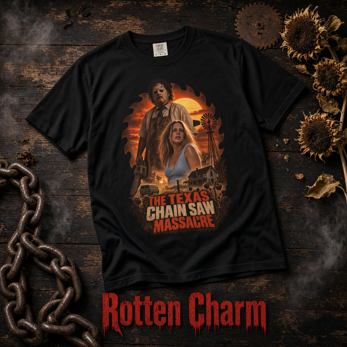 The Texas Chain Saw Massacre T-Shirt — Vintage Horror Movie Tee