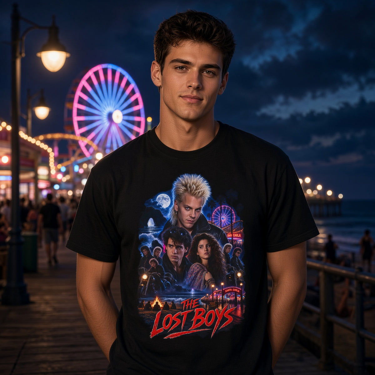 The Lost Boys Movie Poster T-Shirt — view 3
