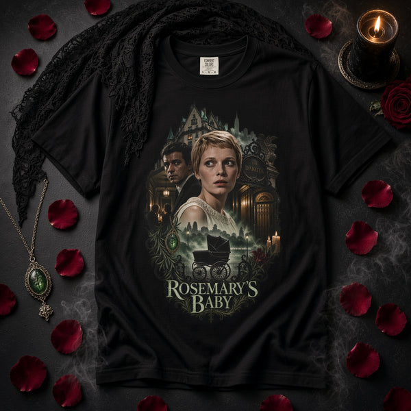 Rosemary's Baby Vintage Movie T-Shirt - Retro Horror Graphic Tee