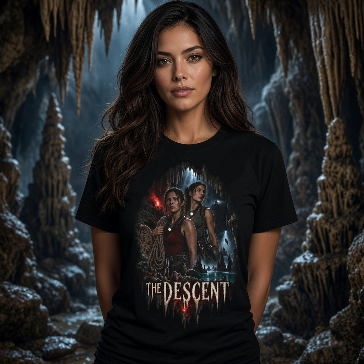 The Descent Horror Movie T-Shirt — view 2