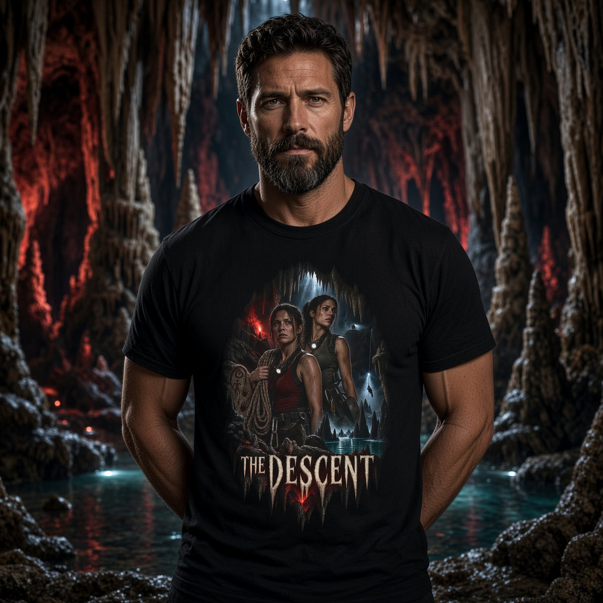 The Descent Horror Movie T-Shirt — view 3