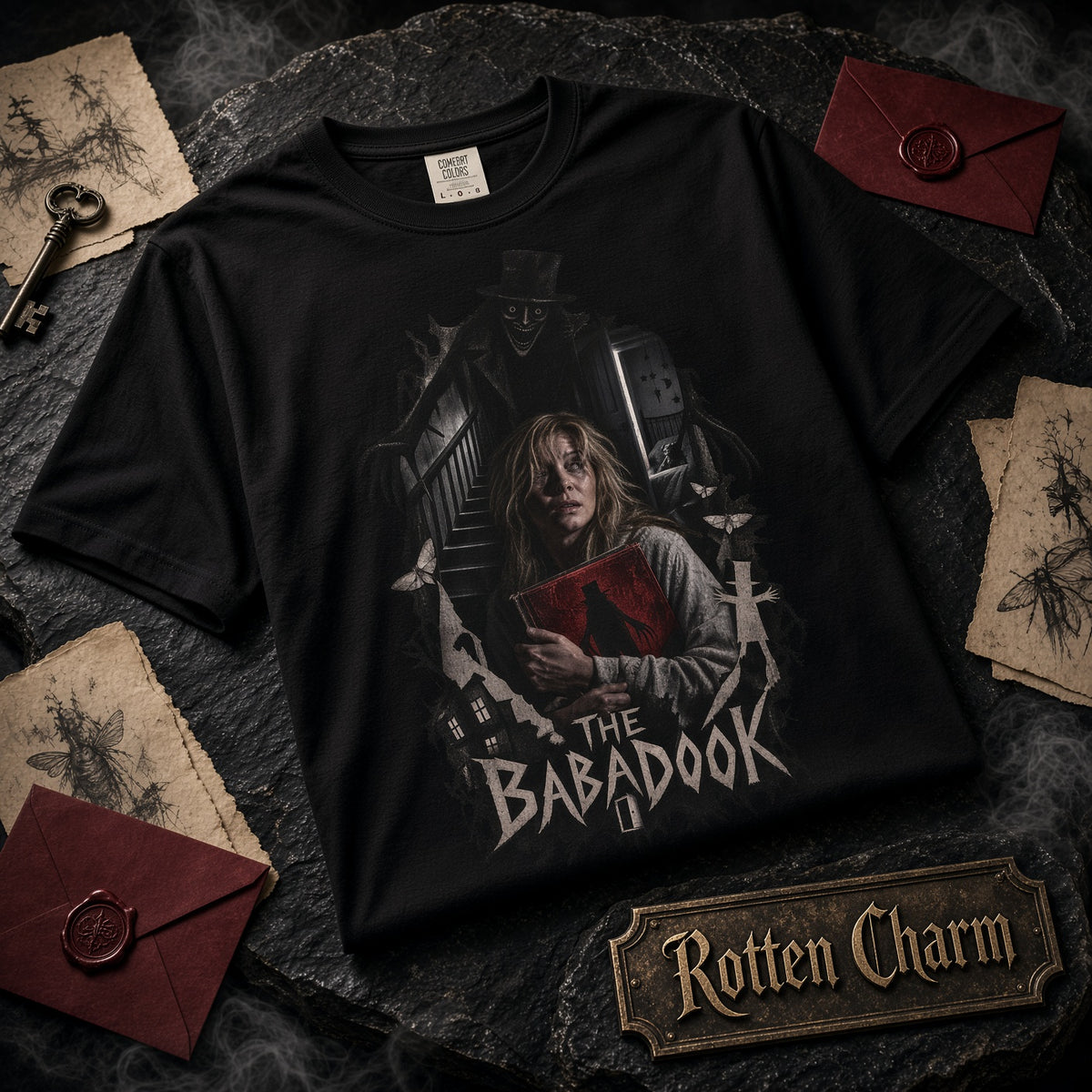 The Babadook Horror T-Shirt – Vintage Gothic Movie Graphic Tee