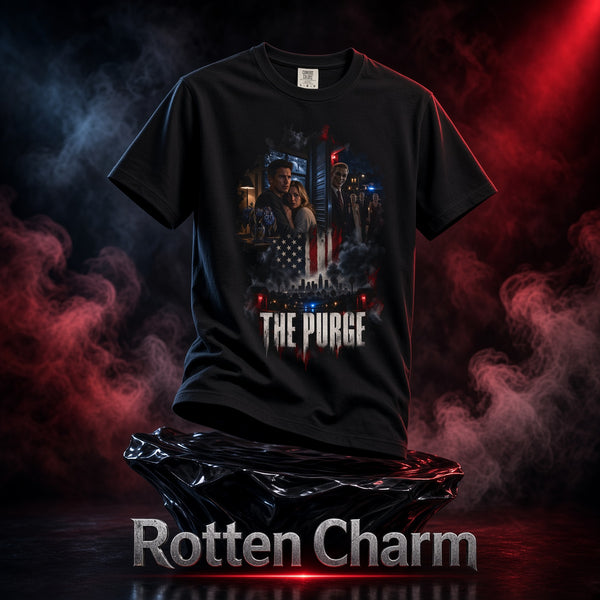 The Purge Distressed Poster T-Shirt – Dystopian Horror Graphic Tee