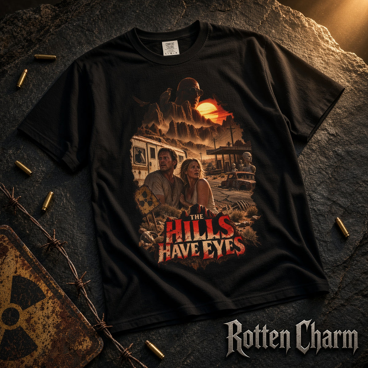 The Hills Have Eyes Vintage Poster T-Shirt – Desert Horror Movie Tee