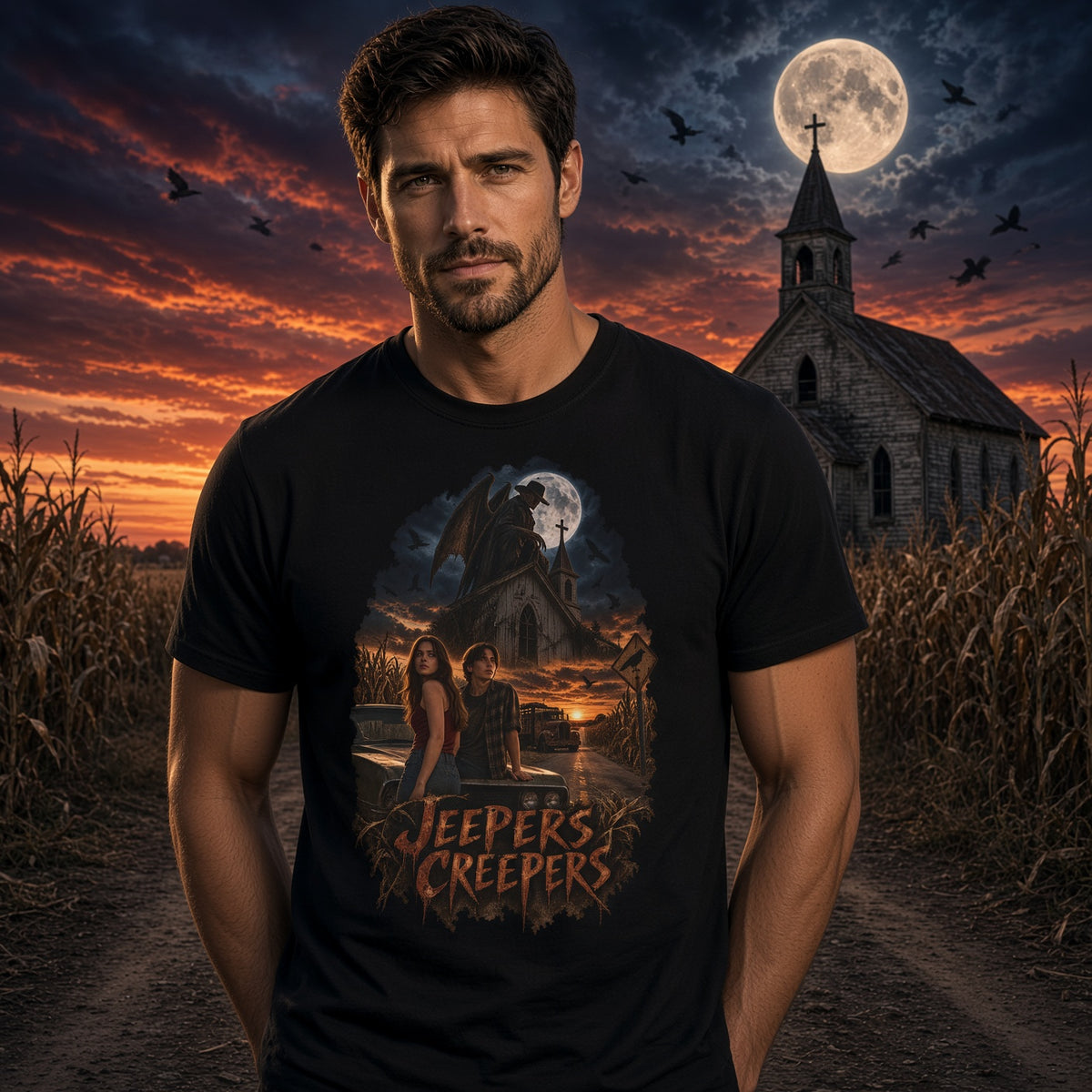 Jeepers Creepers Horror Movie T-Shirt