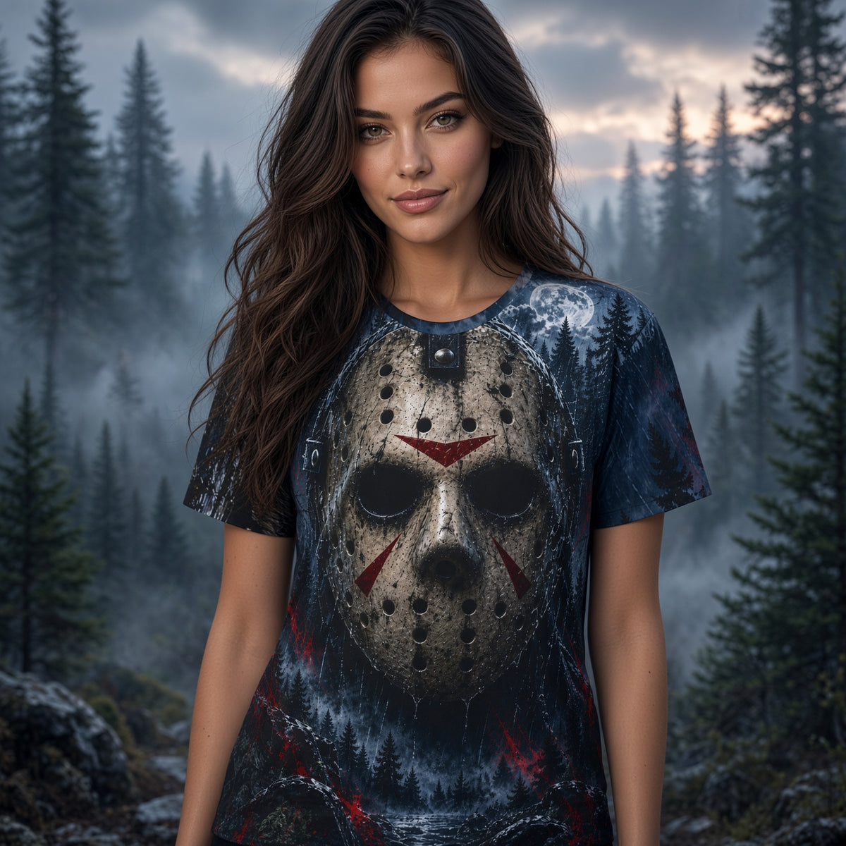 Jason Voorhees Friday The 13th Camp Crystal Lake Horror AOP Jersey